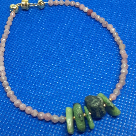 Authentic RUBY W RUBY ZIOLITE AND 24 K GOLD - Picture 4 of 6